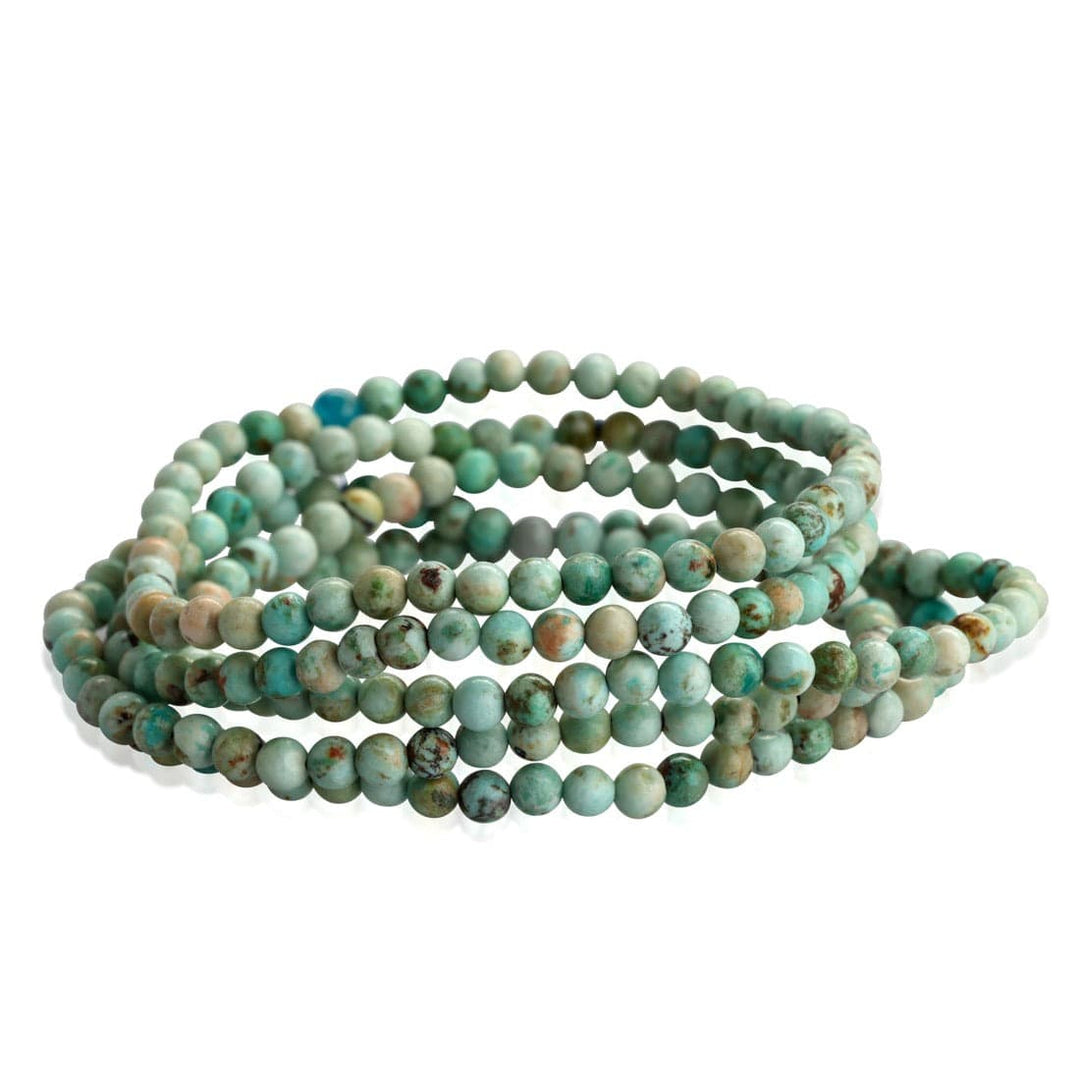 healing crystal jewelry: chrysocolla crystal bracelet