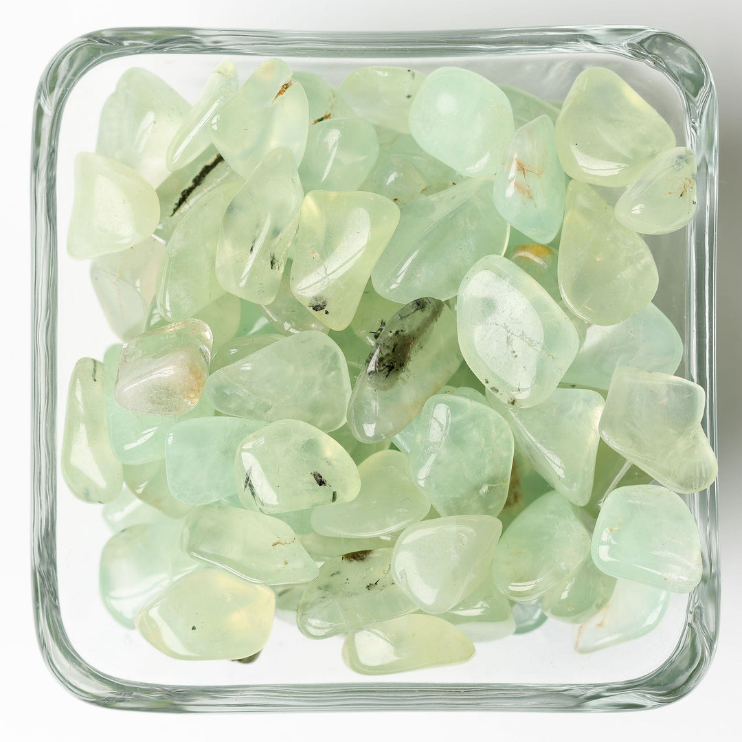 Prehnite Tumbled Stone - Polished