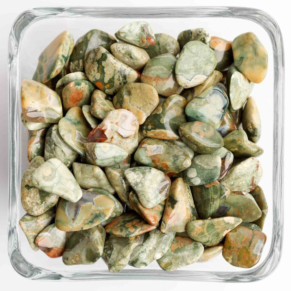 Rainforest Rhyolite Tumbled Stone - Polished