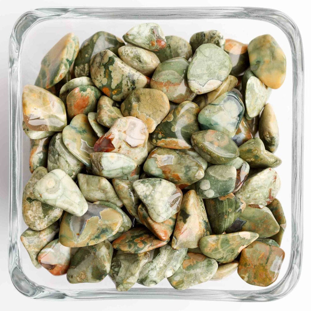 Rainforest Rhyolite Tumbled Stone - Polished