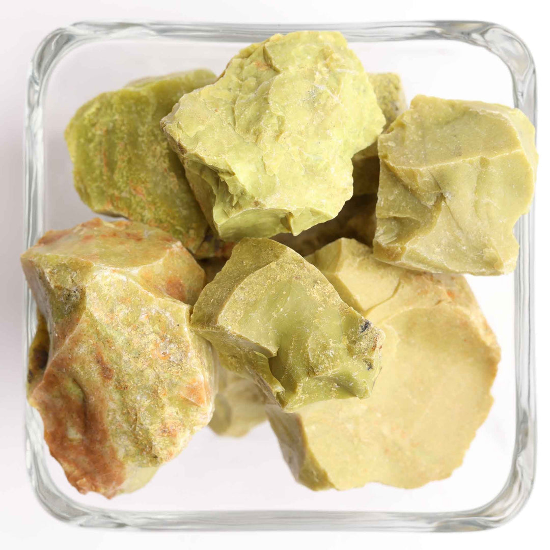 Green Opal Raw Tumbled Stone - Small