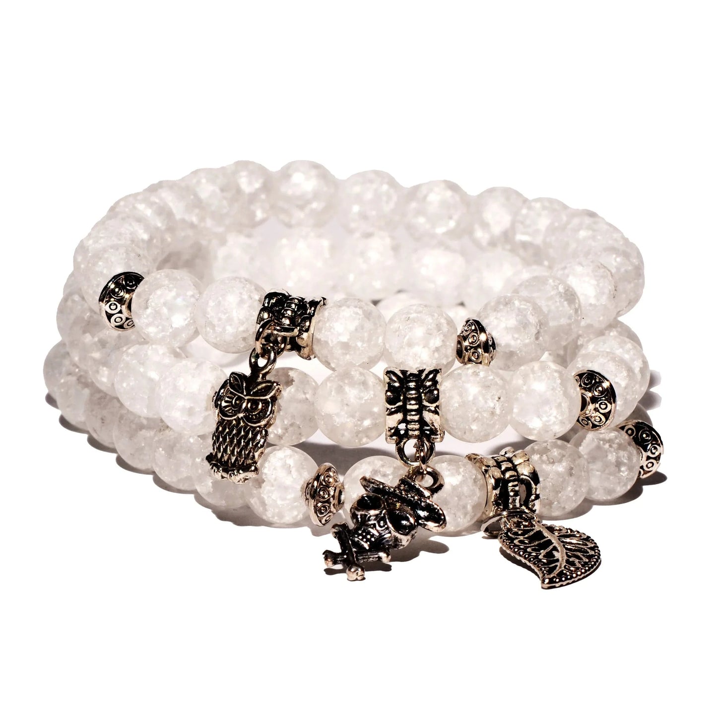 Clear Quartz Beaded Bracelet
