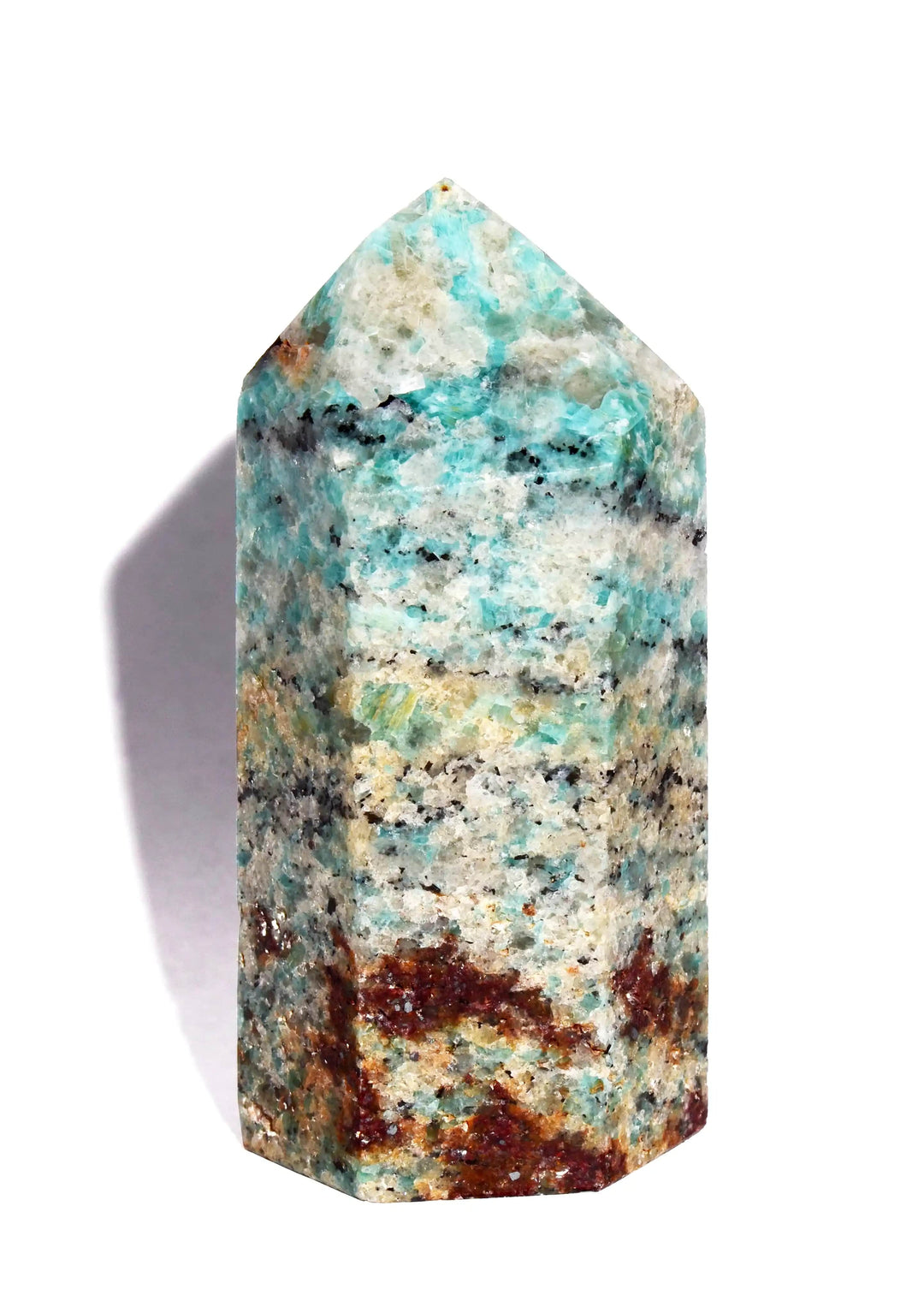 Amazonite Polished Point - Flat Base