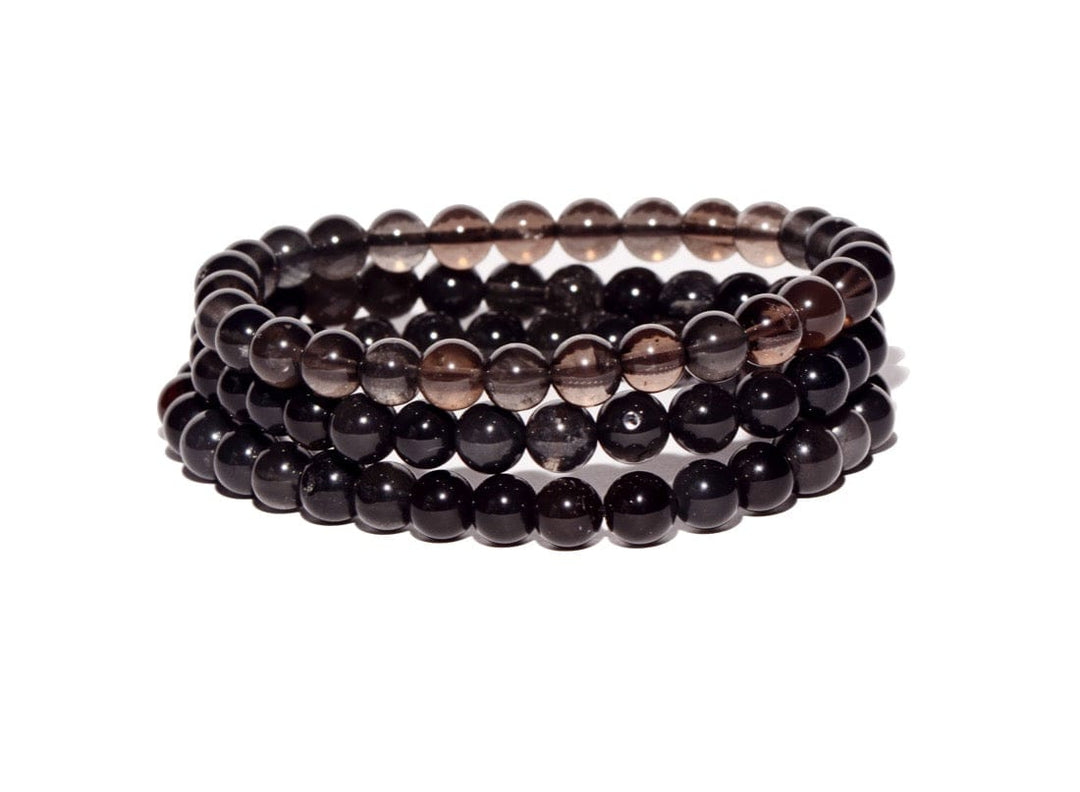 healing crystal jewelry: Agni manitite beaded bracelet