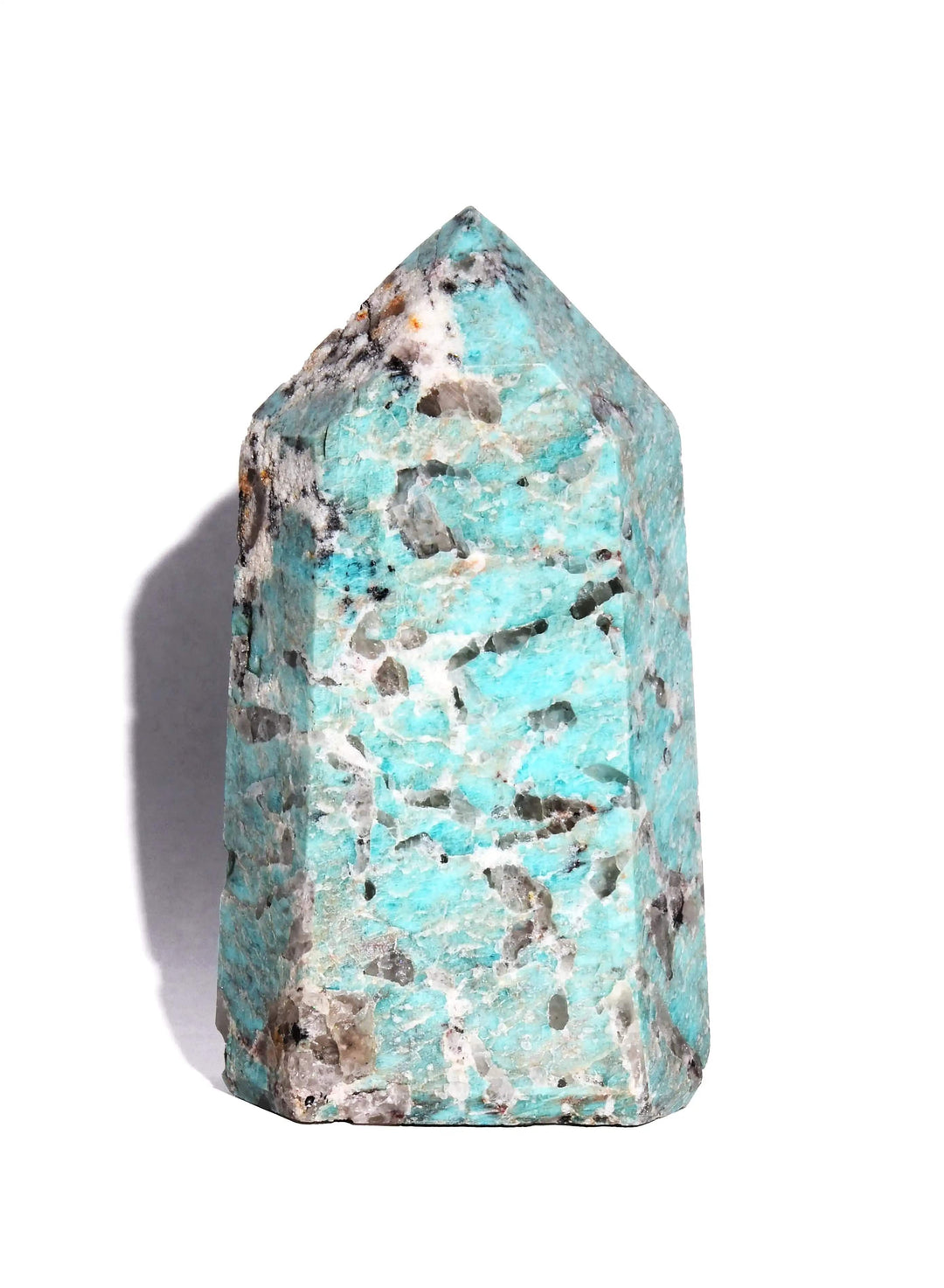 Amazonite Polished Point - Flat Base