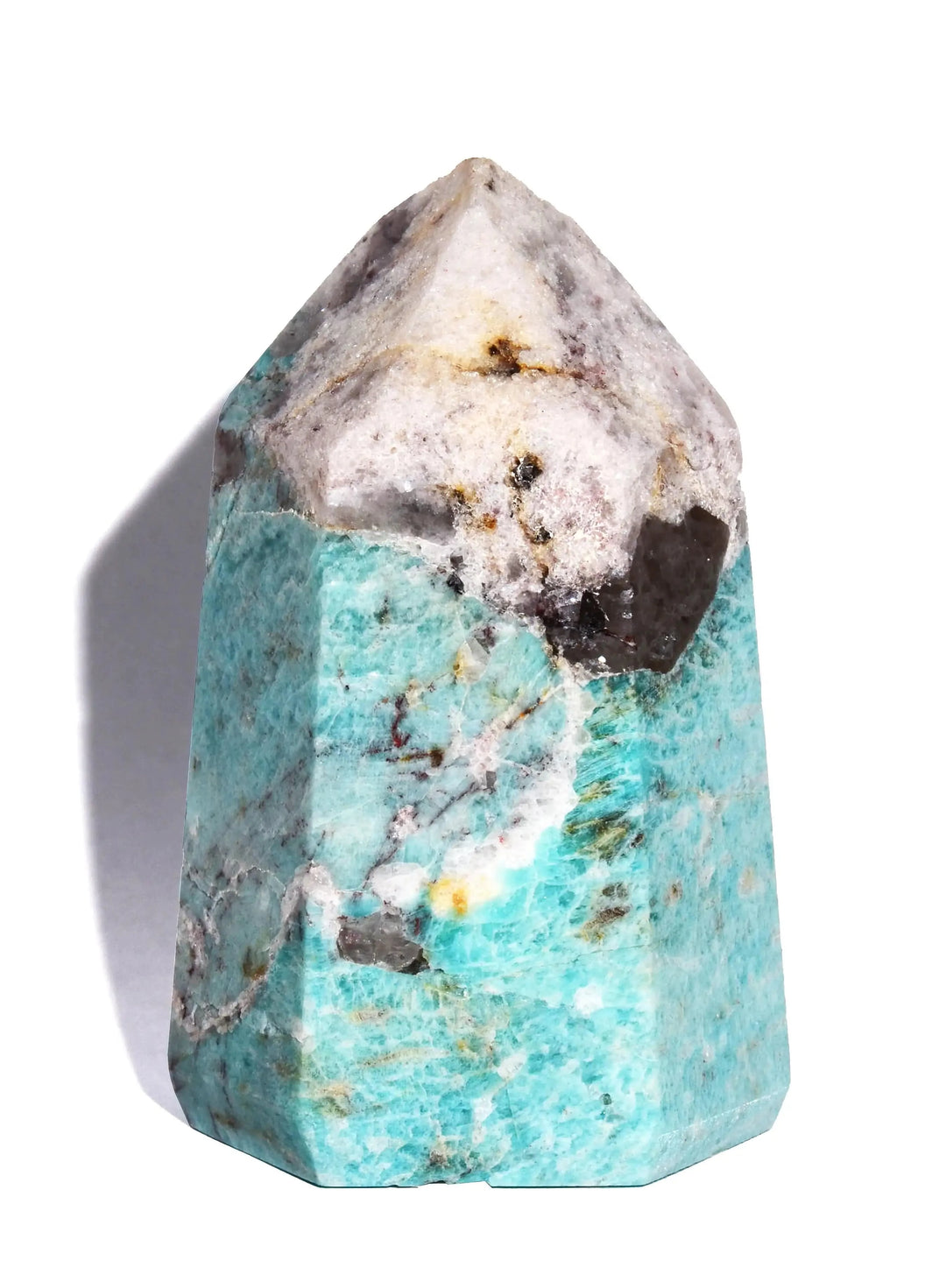 Amazonite Polished Point - Flat Base - Polished