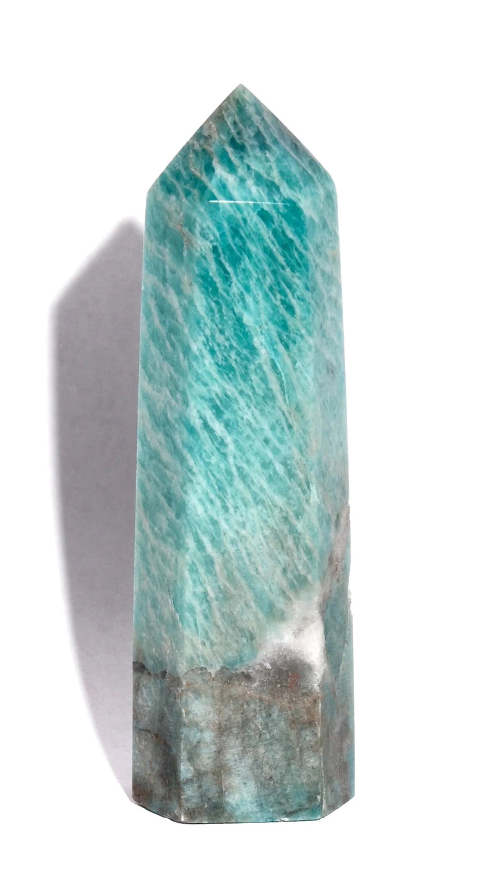 Amazonite Polished Point - Flat Base