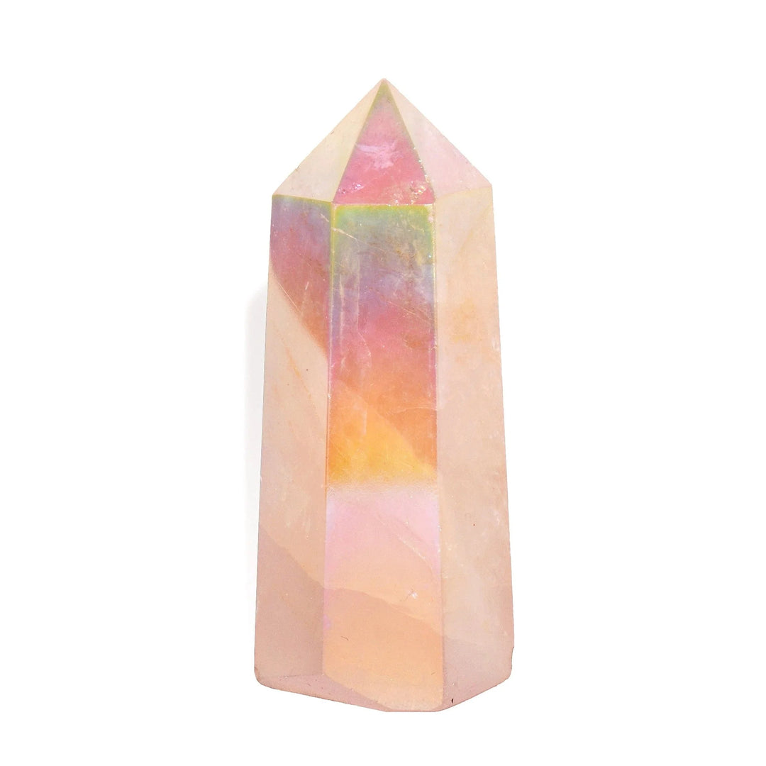 Buy Angel Aura Rose Quartz for the crystal of angelic connection.
