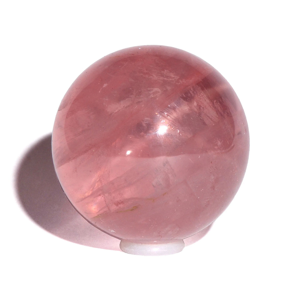 Rose Quartz Star Sphere - Polished