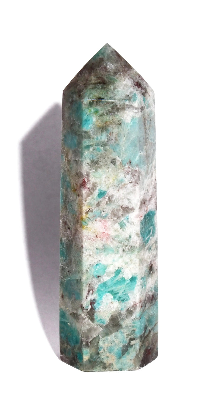 Amazonite Polished Point - Flat Base