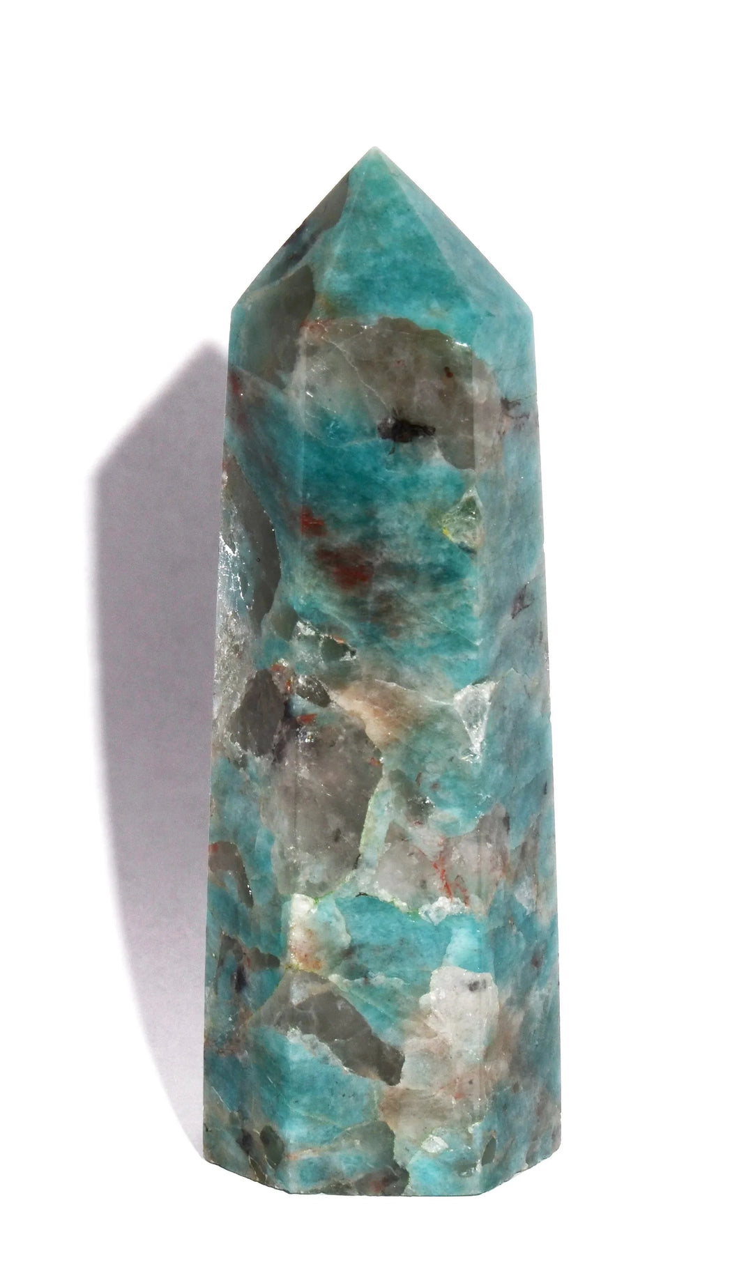 Amazonite Polished Point - Flat Base