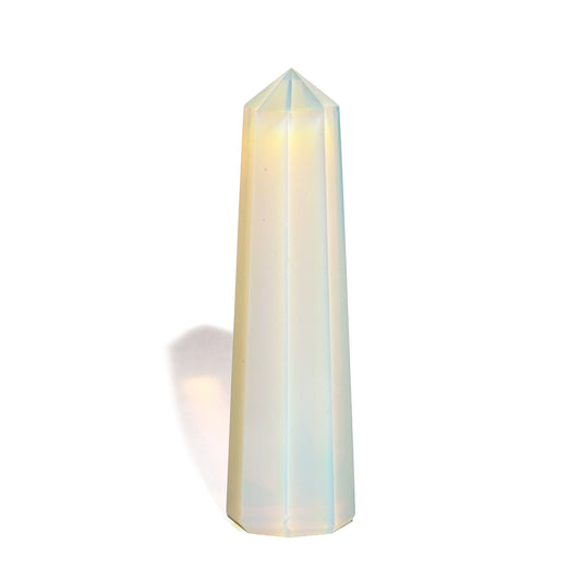 3.1 inches tall Opalite Point - Flat Base