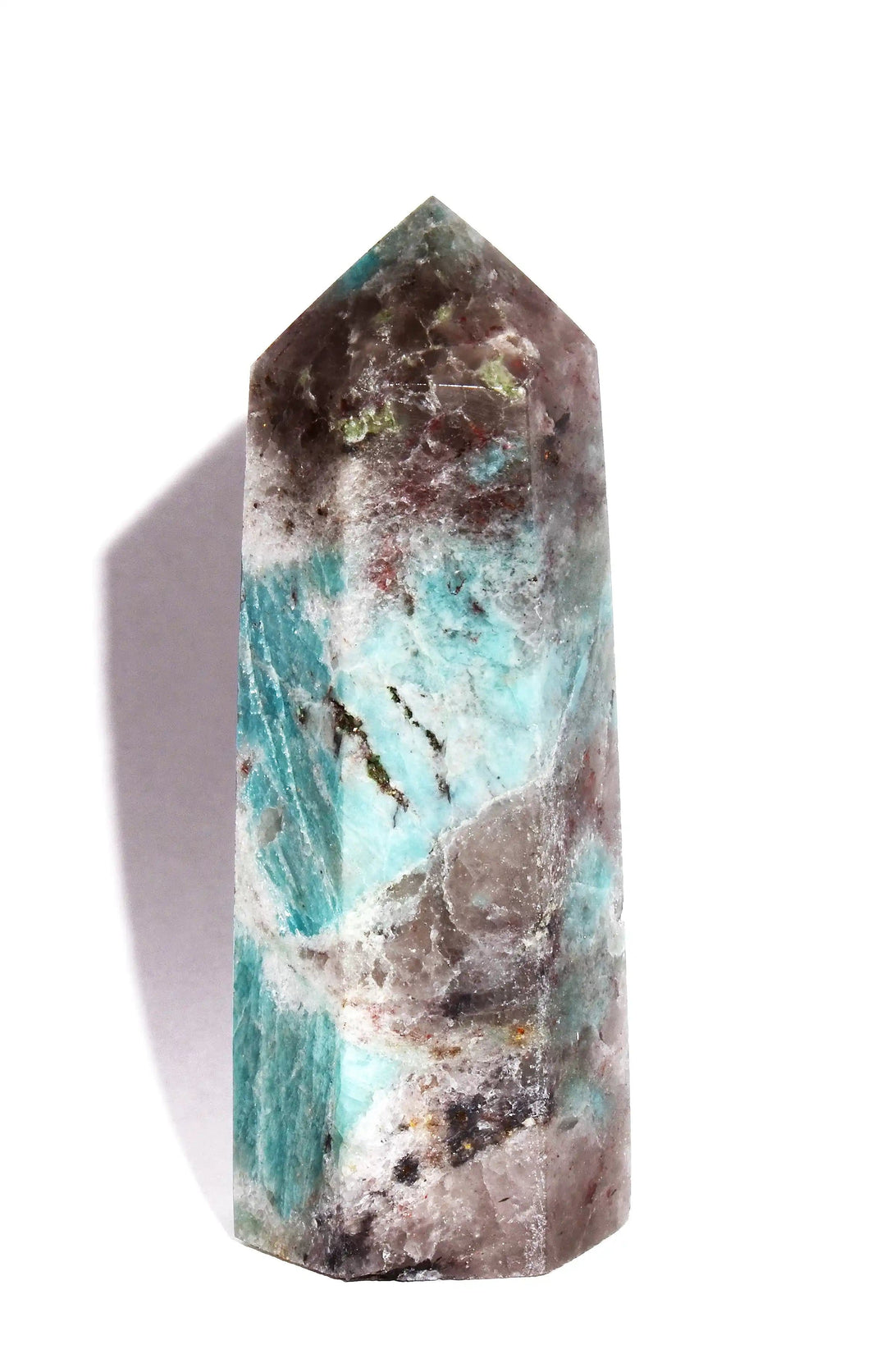 Amazonite Polished Point - Flat Base