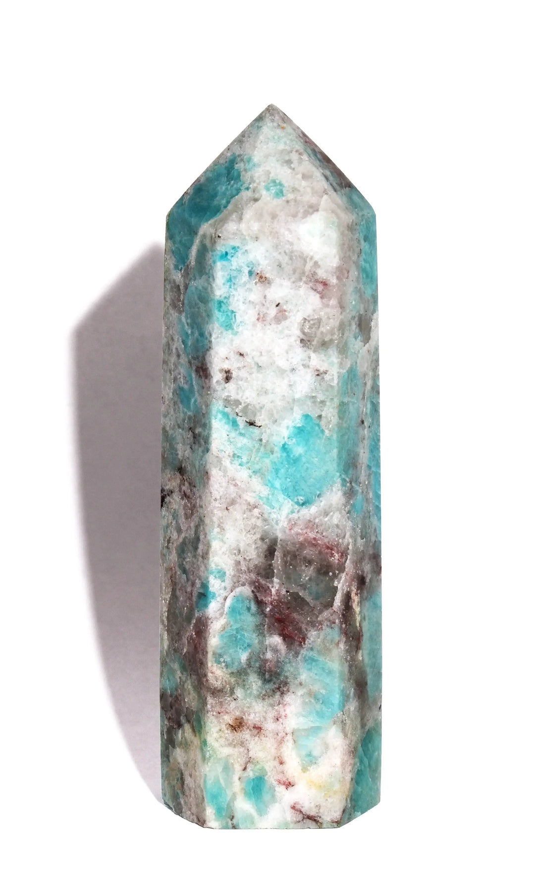 Amazonite Polished Point - Flat Base