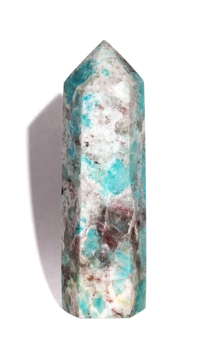 Amazonite Polished Point - Flat Base