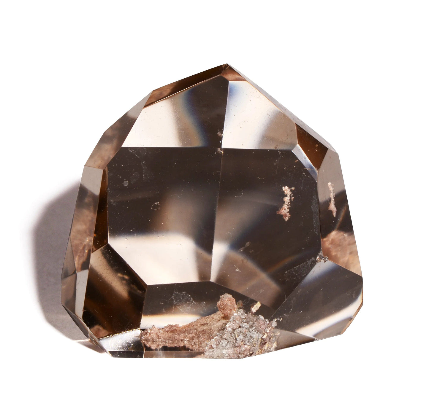 Smoky Quartz Point - Flat Base - Polished