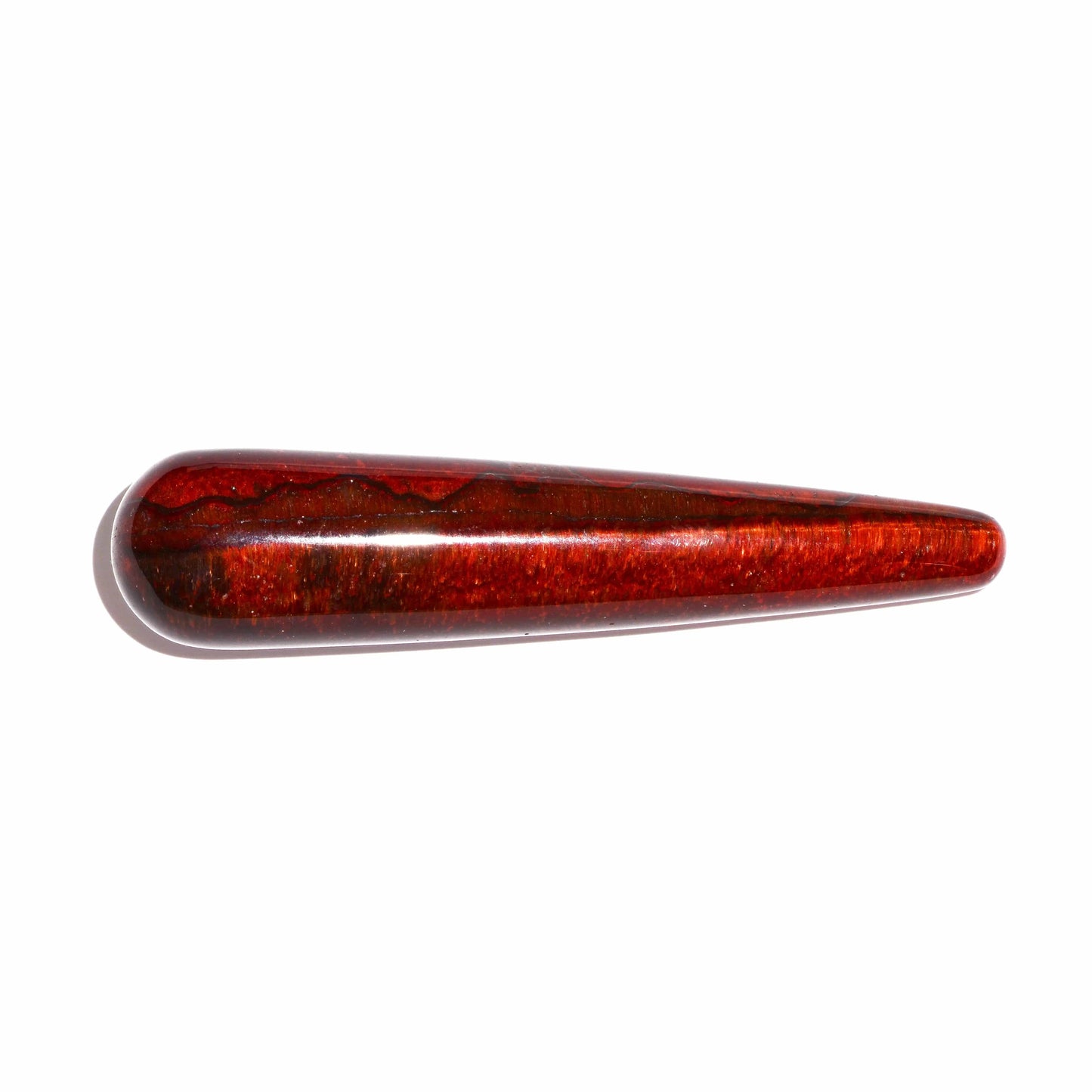 Red Tiger Eye Polished Wand Shape