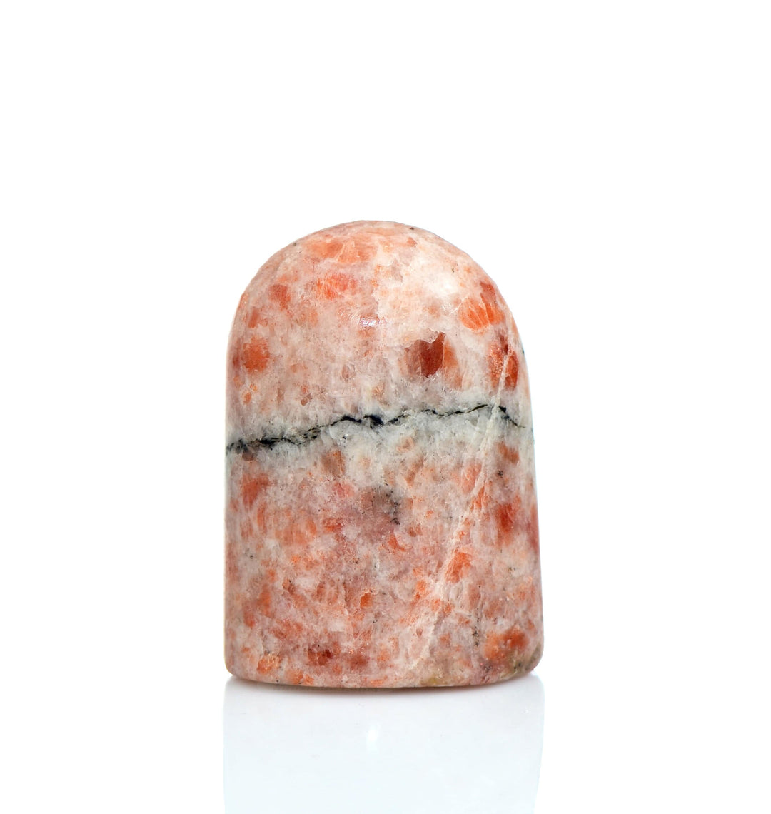 Sunstone Polished Form - Flat Base