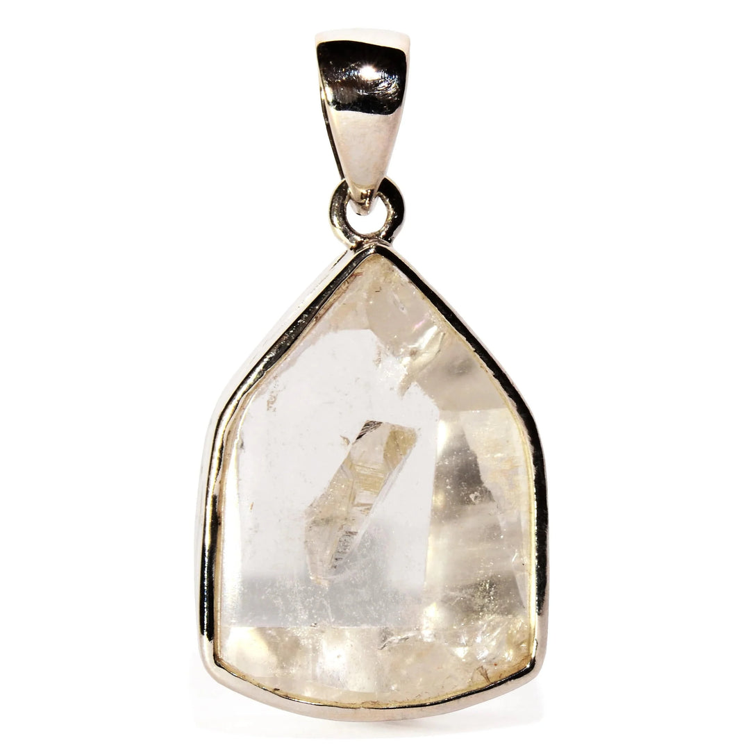 Manifestation Quartz Sterling Silver Pendant