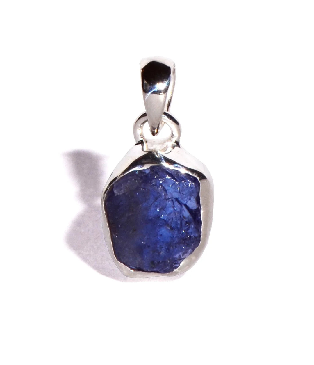 Tanzanite Rough Sterling Silver Pendant