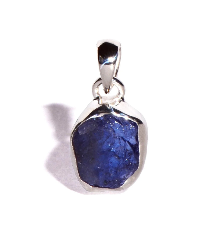 Tanzanite Rough Sterling Silver Pendant