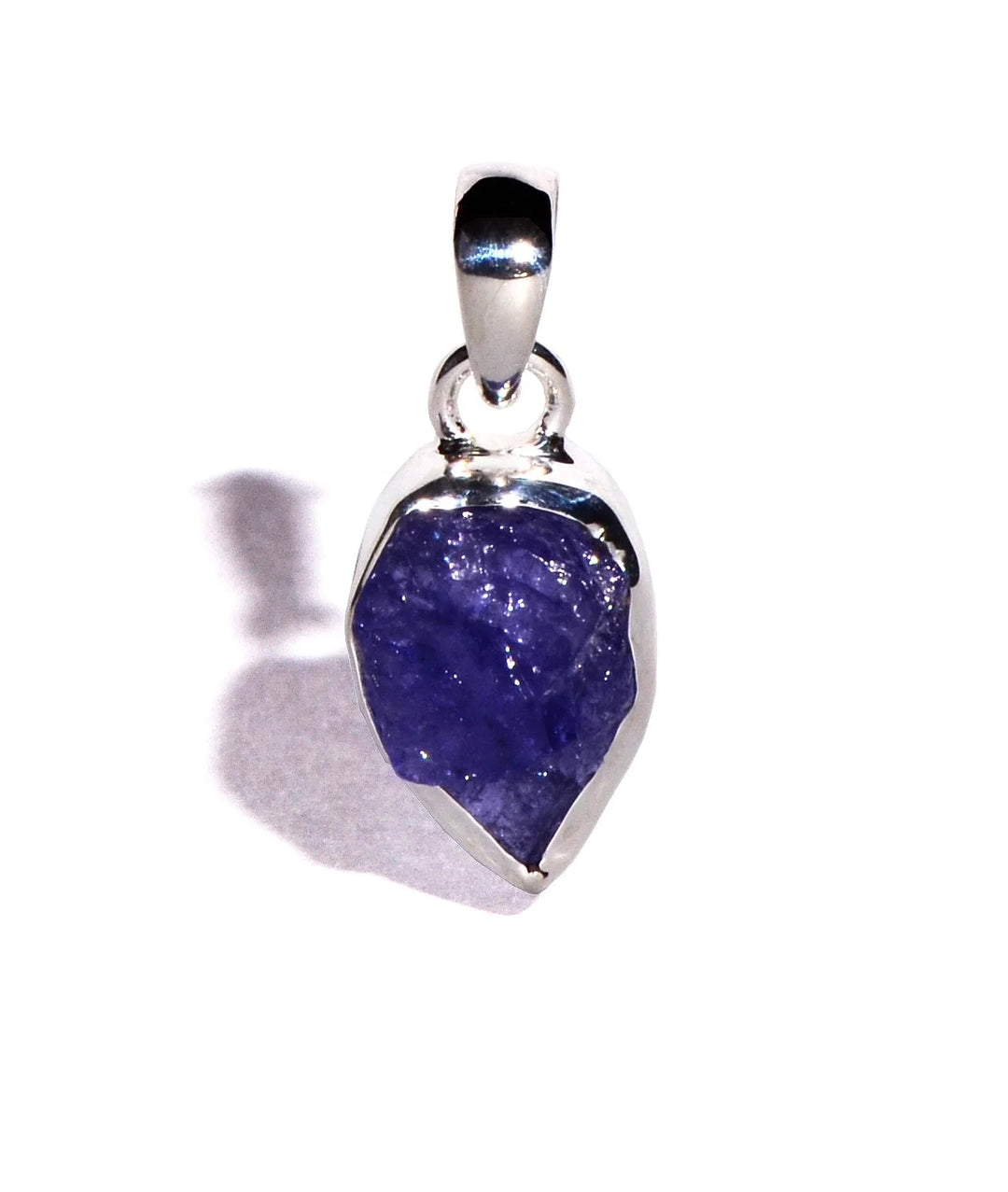 Tanzanite Rough Sterling Silver Pendant