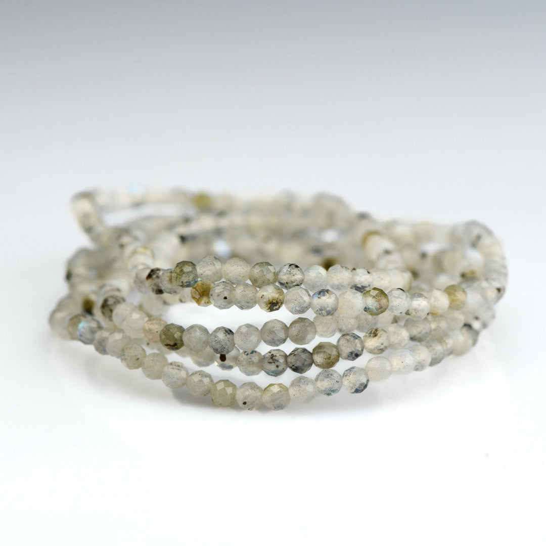 Labradorite Faceted Bead Bracelet