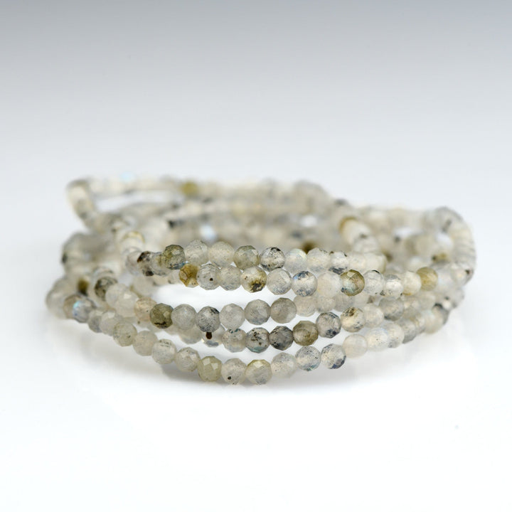 Labradorite Faceted Bead Bracelet
