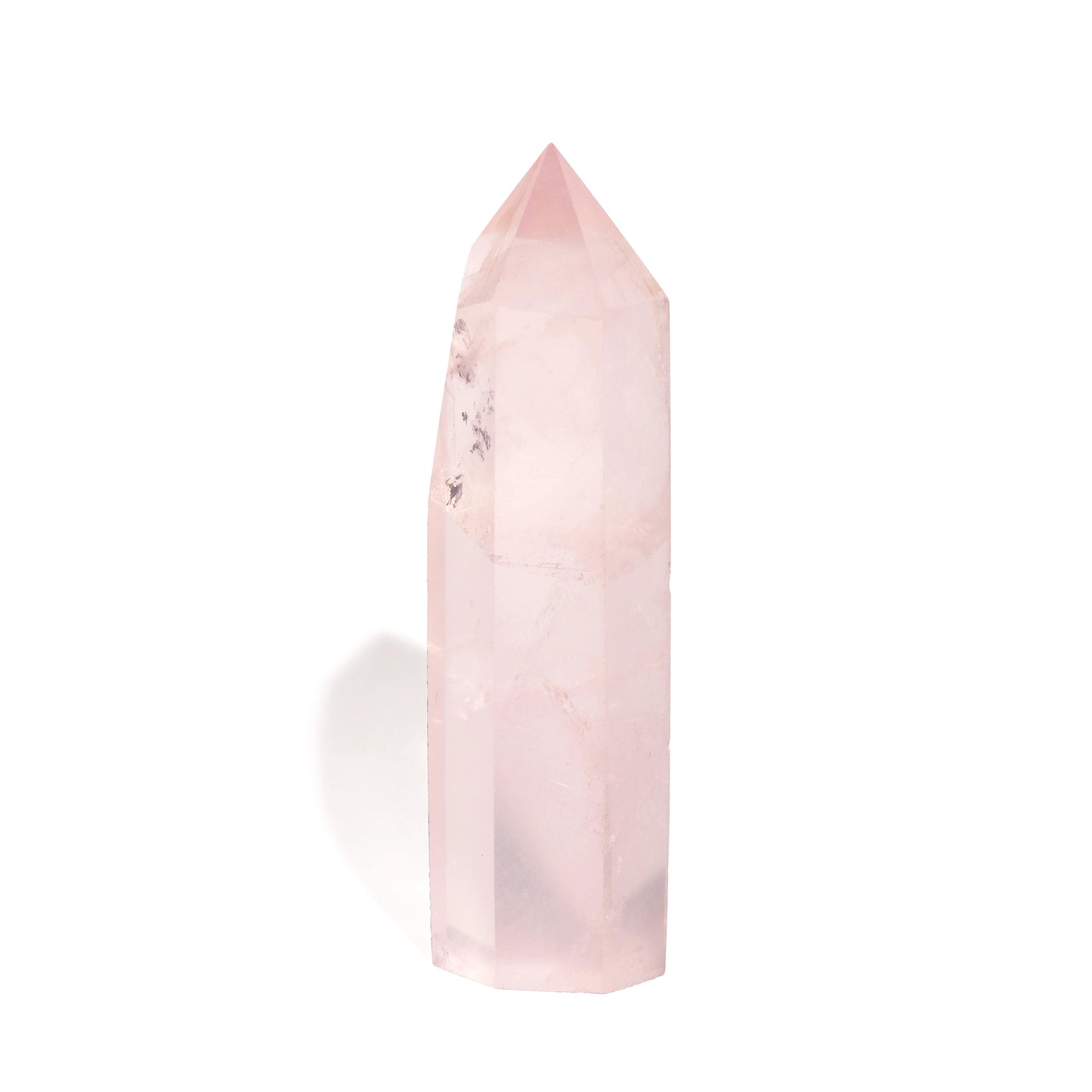 Rose Quartz Point - Polished - Flat Base
