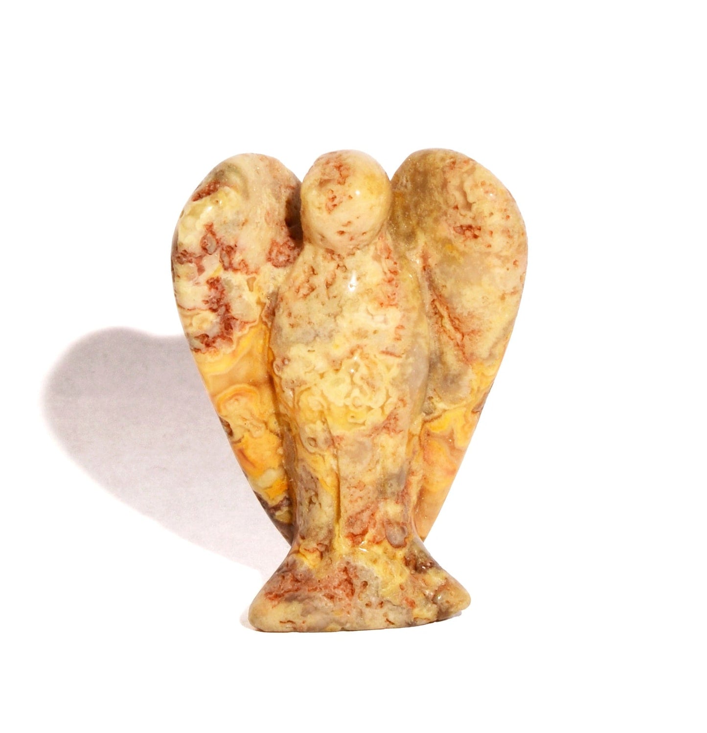 Yellow Lace Agate Angel