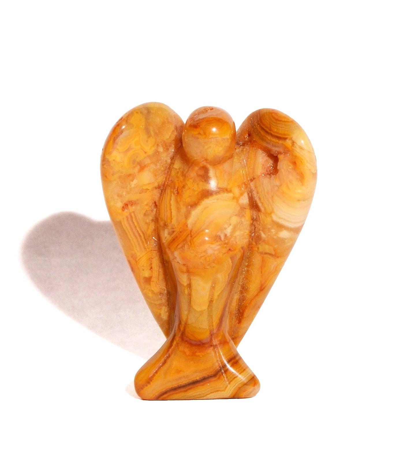 Yellow Lace Agate Angel