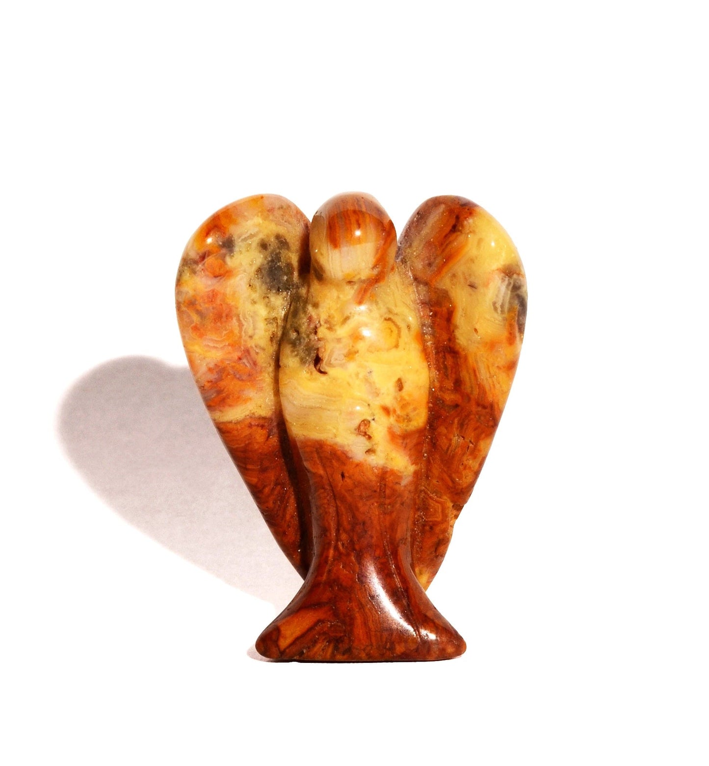 Yellow Lace Agate Angel