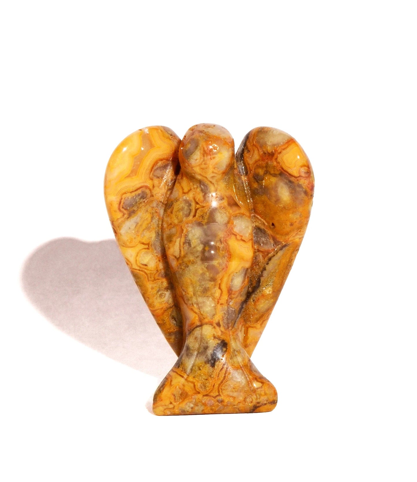 Yellow Lace Agate Angel