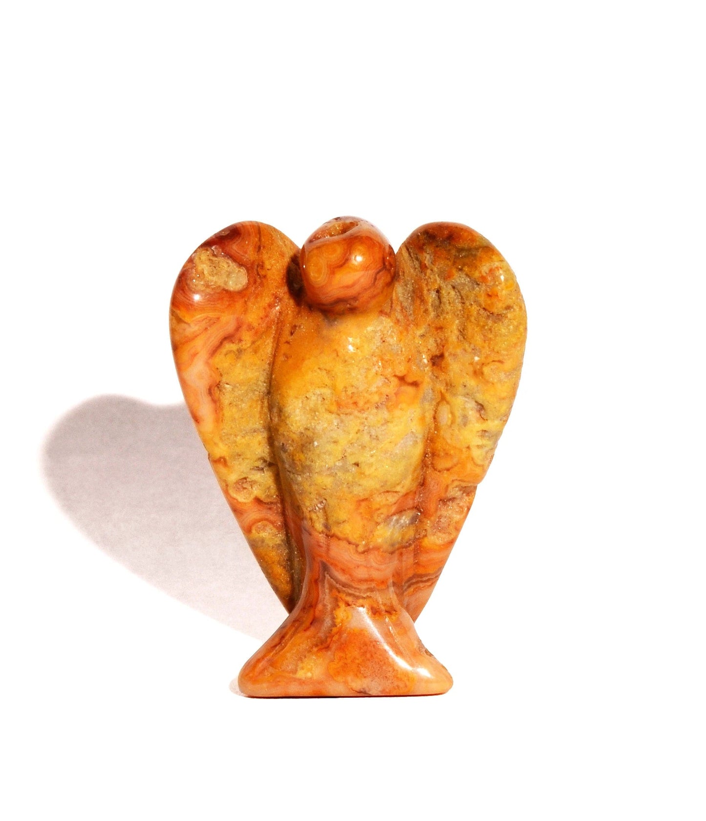 Yellow Lace Agate Angel