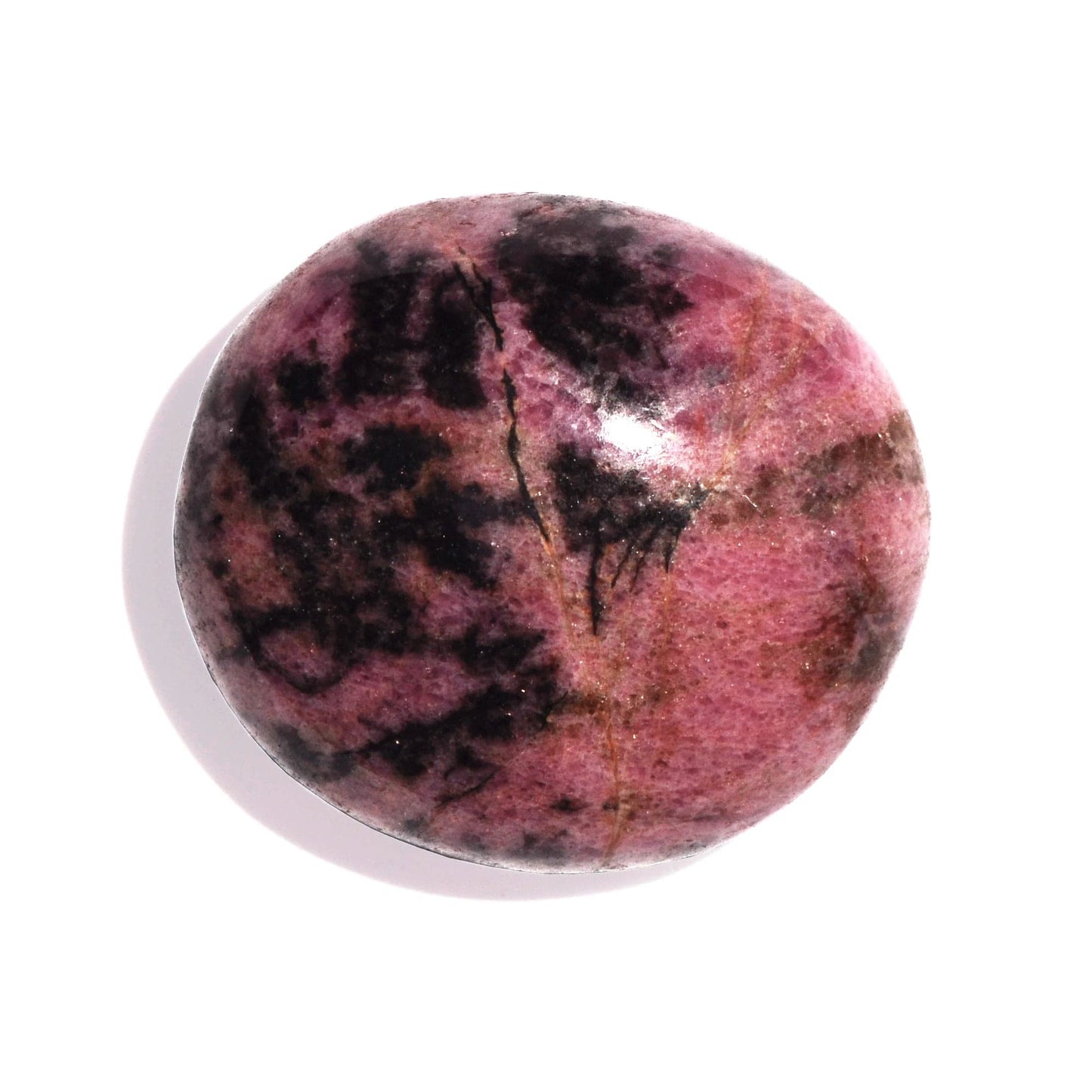 Rhodonite Palm Stone - Polished