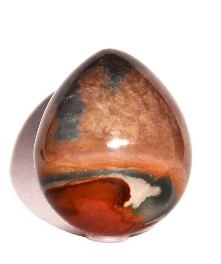 Fancy Jasper Egg - Polished