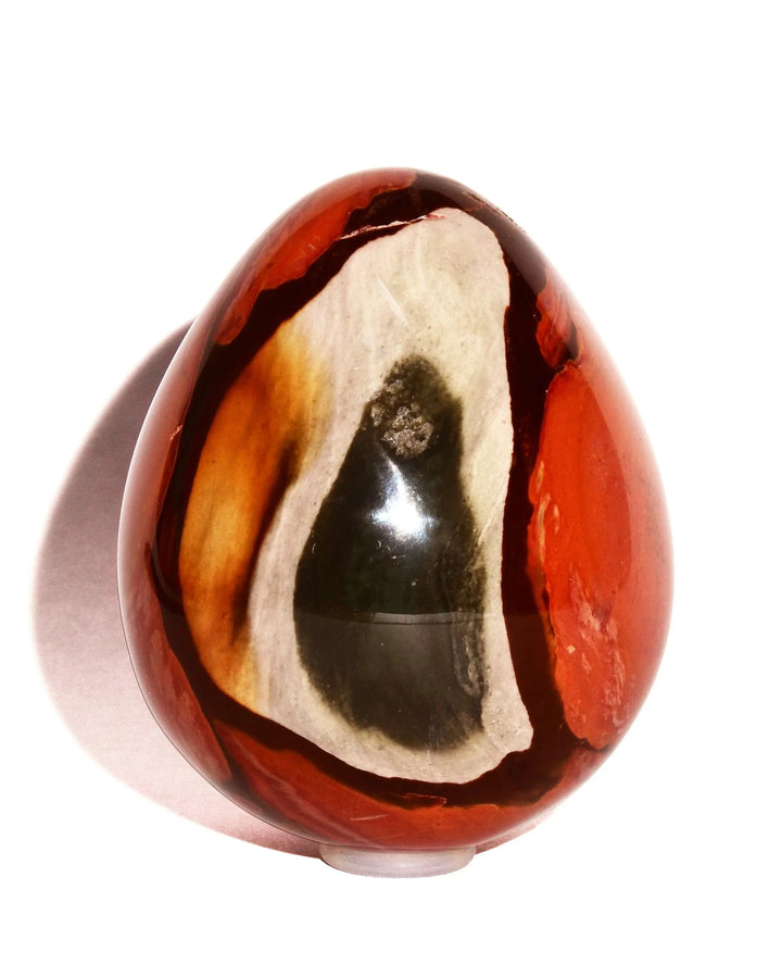 Fancy Jasper Egg - Polished