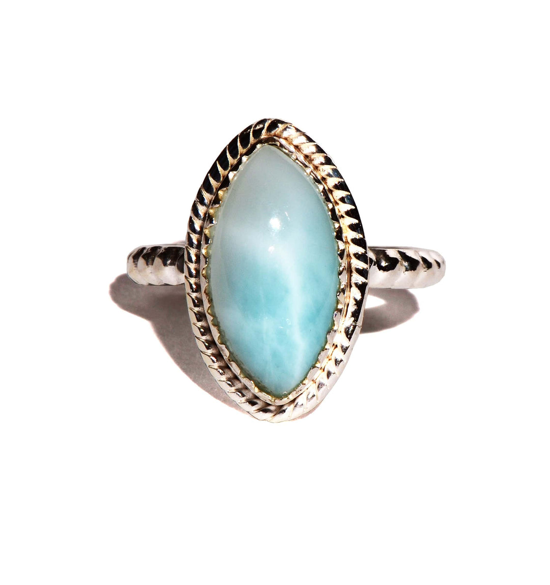 Larimar Sterling Silver Ring
