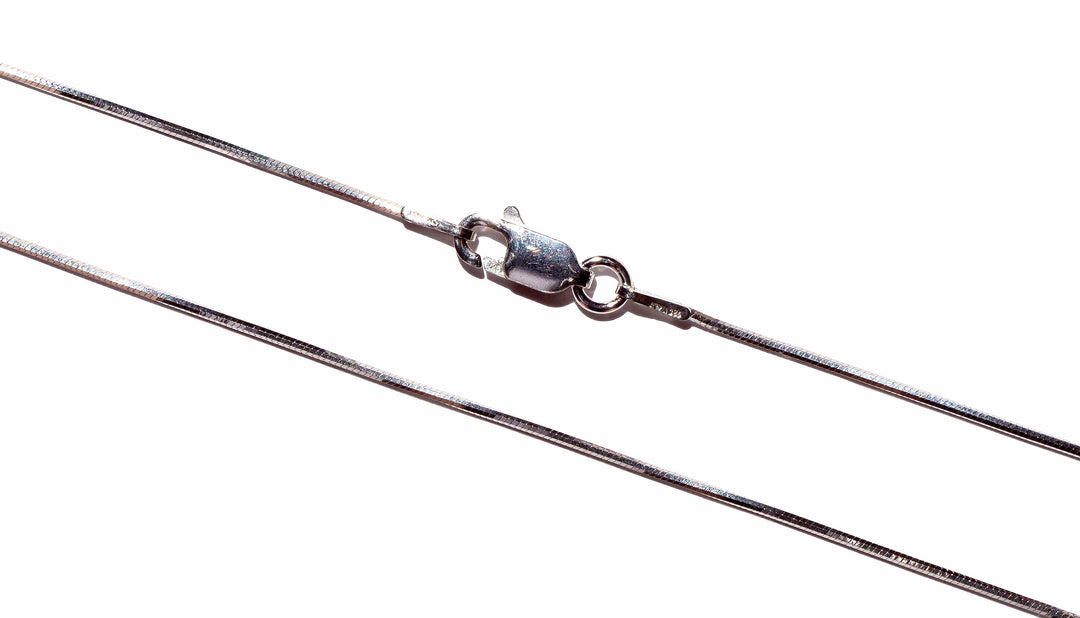 Sterling Silver 8 Sided Snake Chain