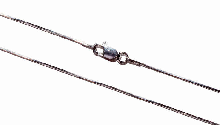 Sterling Silver 8 Sided Snake Chain