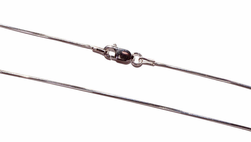 Sterling Silver 8 Sided Snake Chain