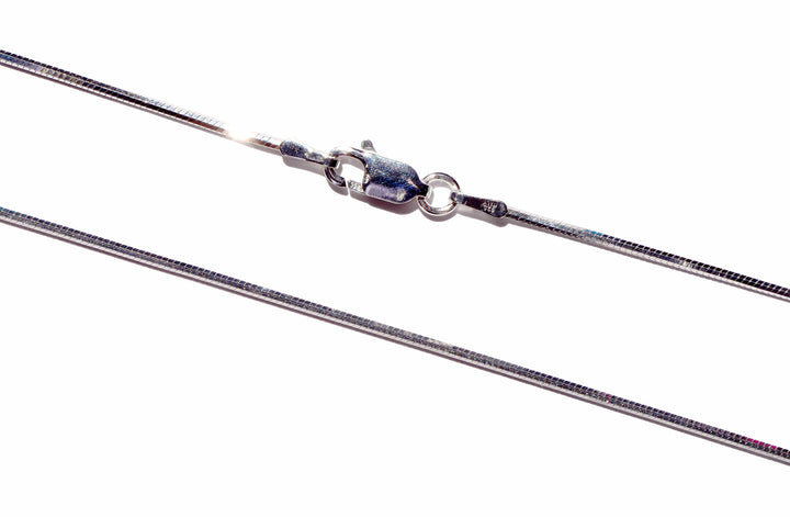 Sterling Silver 8 Sided Snake Chain