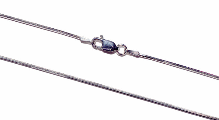 Sterling Silver 8 Sided Snake Chain