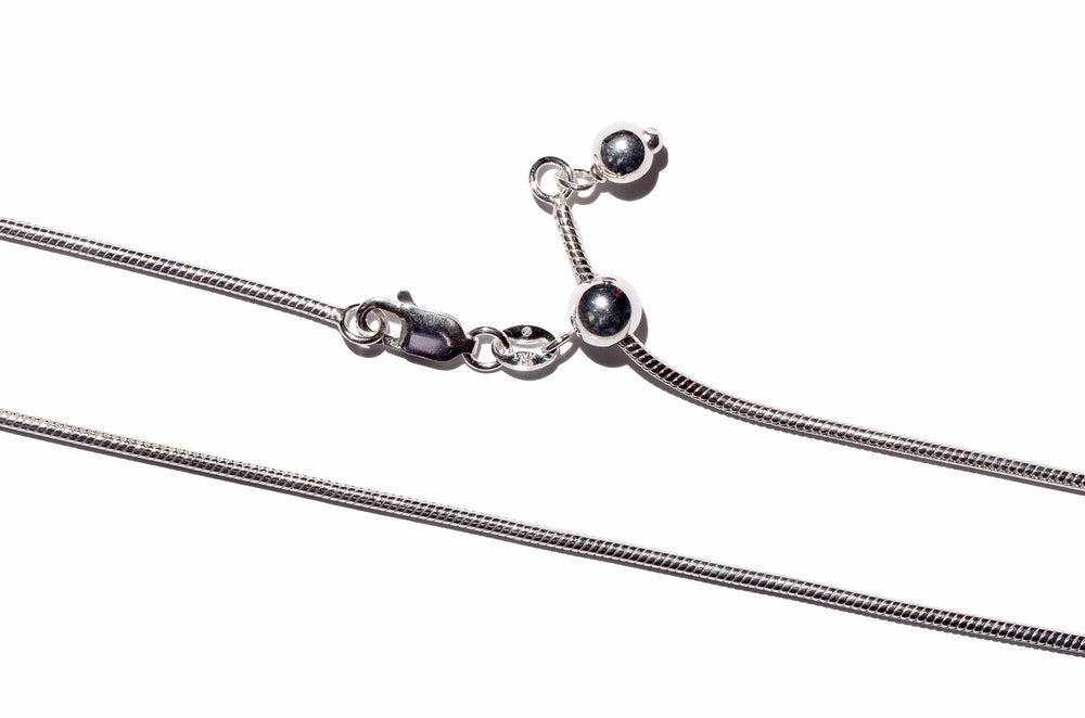 Sterling Silver Adjustable Snake Chain