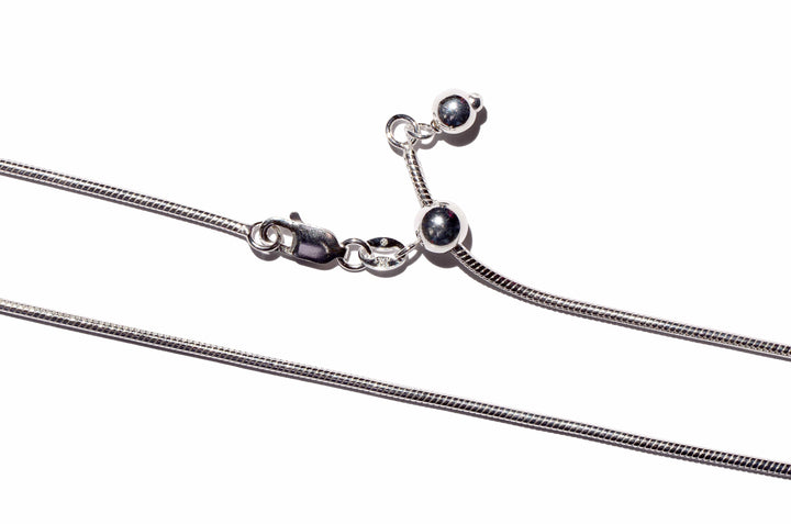 Sterling Silver Adjustable Snake Chain