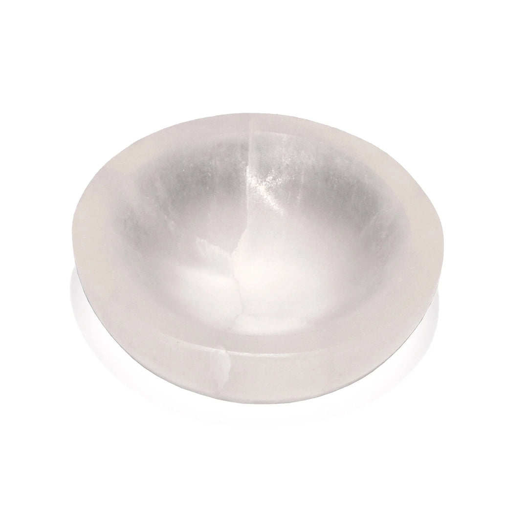 Selenite Bowl - Very Small Polished Crystal Carving