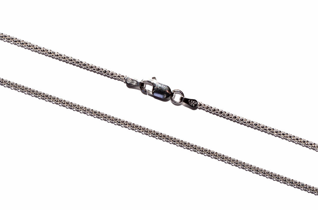 Sterling Silver Popcorn Chain