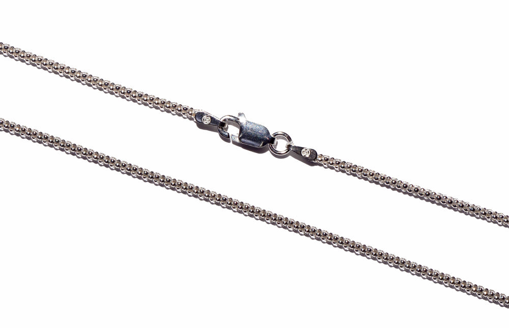Sterling Silver Popcorn Chain