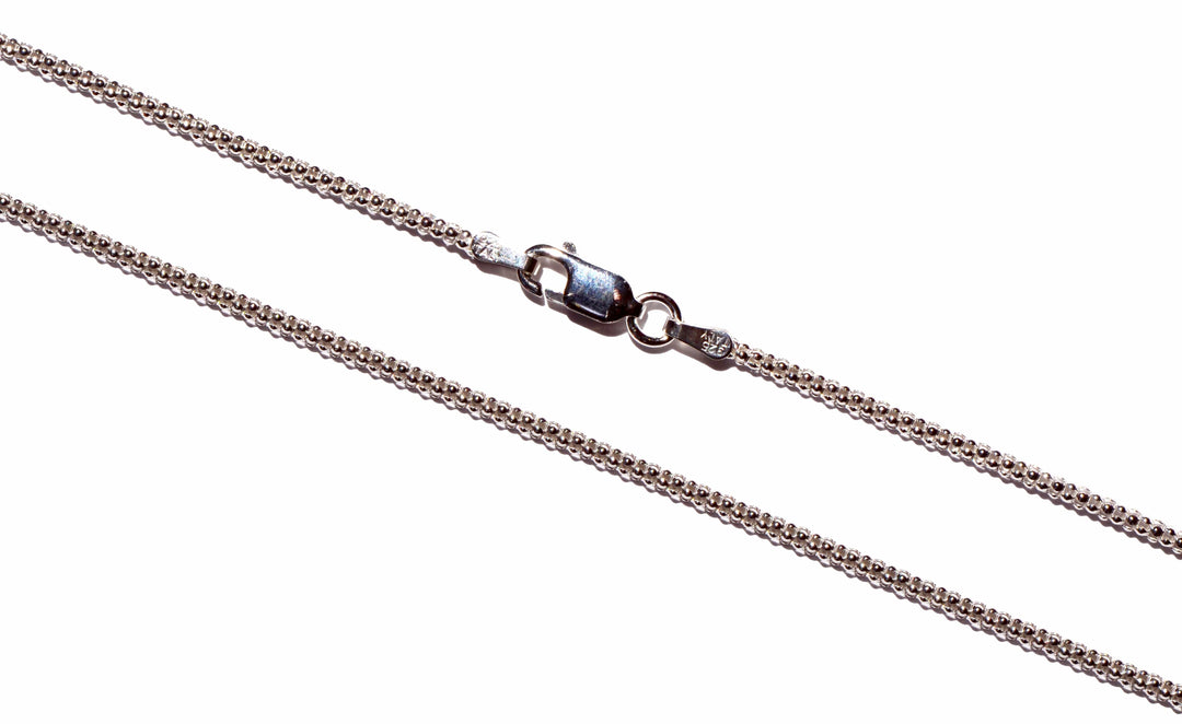 Sterling Silver Popcorn Chain