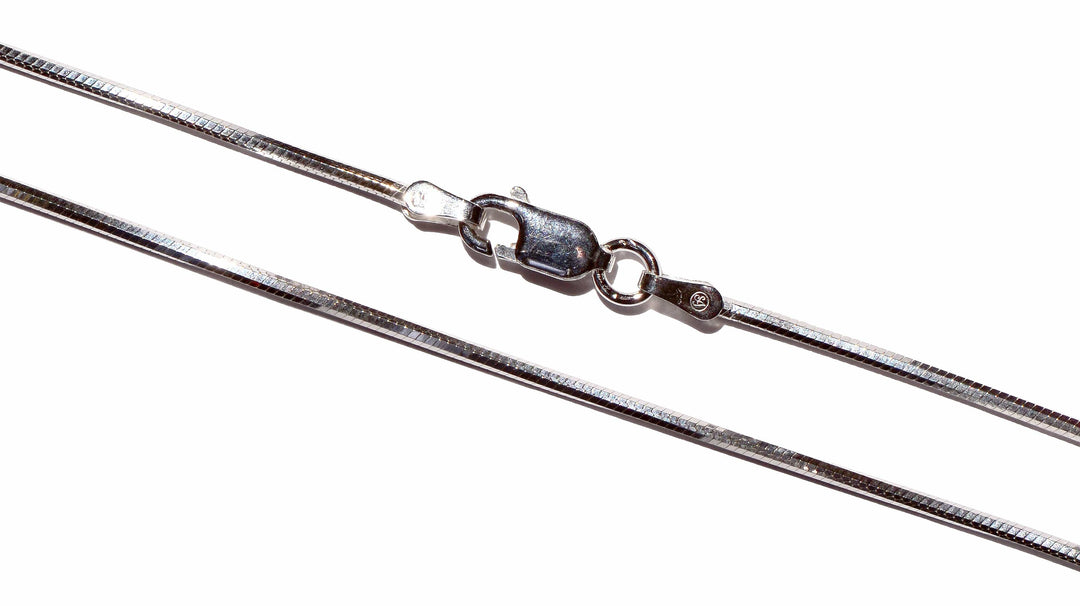 Sterling Silver 8 Sided Snake Chain